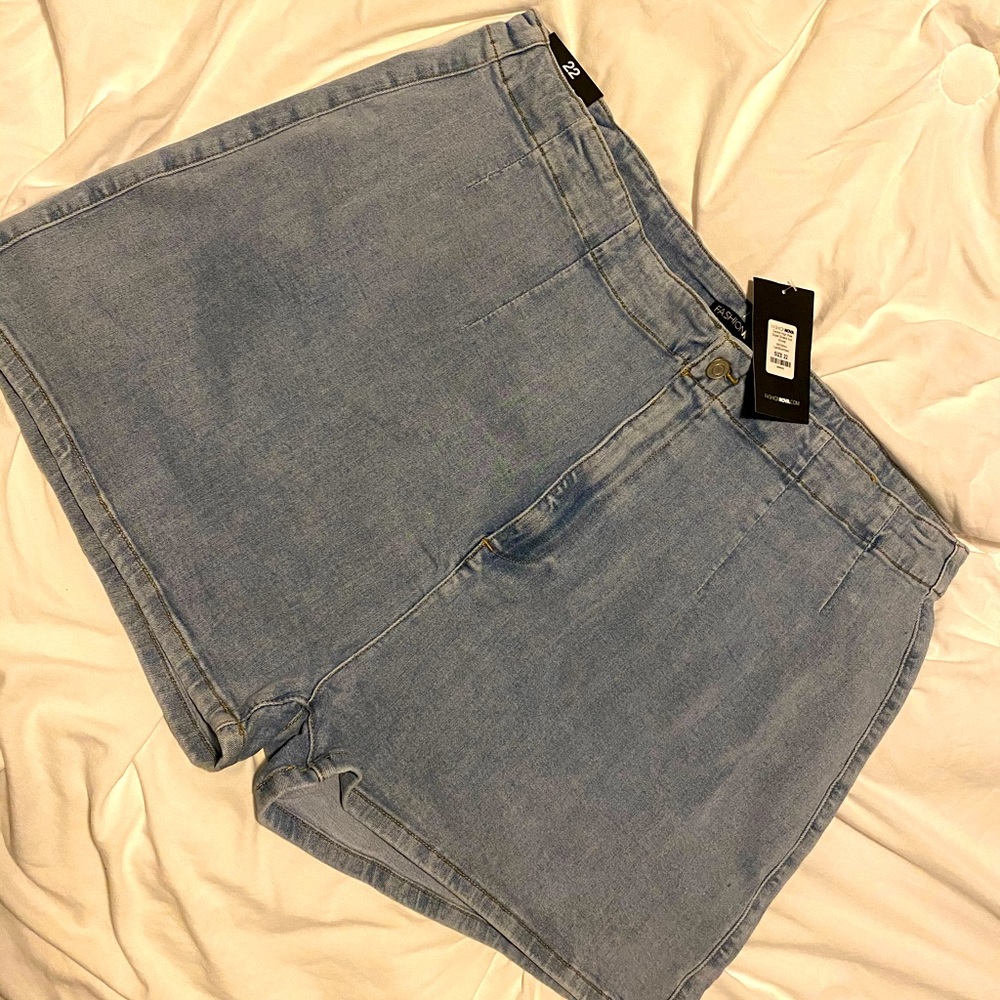 Plus size Denim shorts